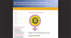 Desktop Screenshot of feminism.ch